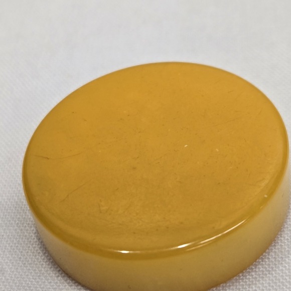 Bakelite 1-1/4" Butterscotch Backgammon Checkers Marbled Rounded Game Piece Chip - Picture 8 of 11